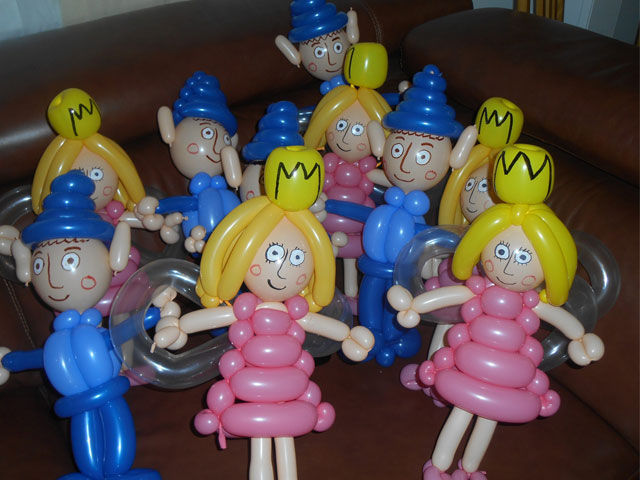 balloon sculpture of hollys kingdom